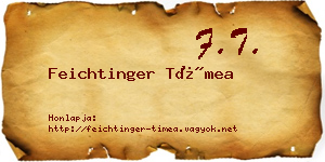 Feichtinger Tímea névjegykártya